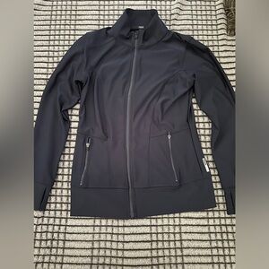 Navy blue workout jacket